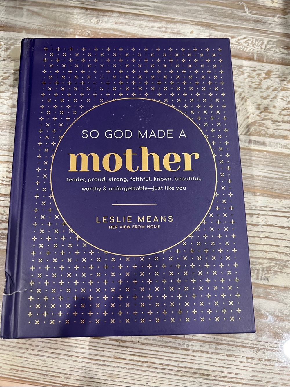 So God Made a Mother Hardcover Book — Purple with Gold Foil